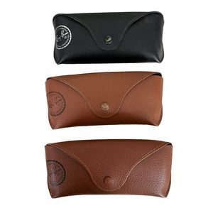 3 Ray-Ban Sunglasses by luxottica cases